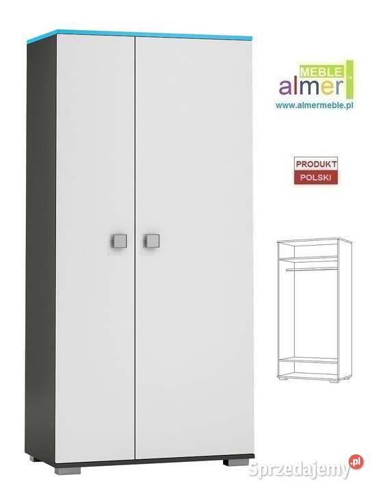 BLUE Y23 szafa młodzieżowa 90x53 w190 Białobrzegi