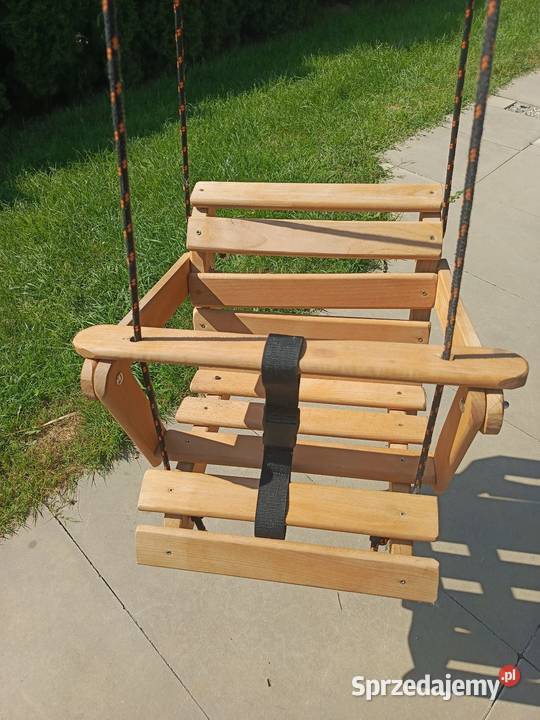 Huśtawka drewniana bujak dziecka leżanka podkarpackie Rzeszów