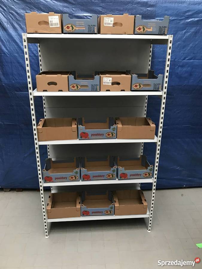 Regał sklepowy metalowy wzmacniany dyskontowy Ostrołęka sprzedam