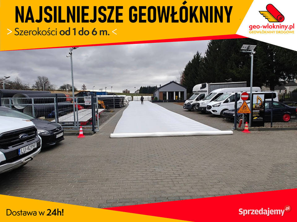 Geowłóknina Geowłókniny PP Polipropylen do 6m małopolskie Kraków