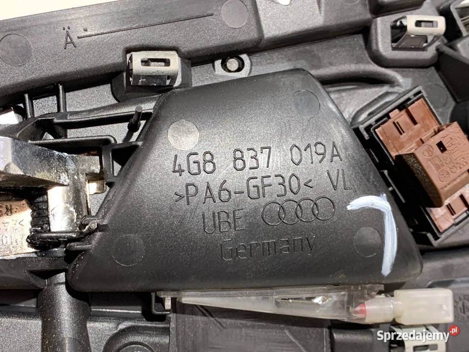 KLAMKA WEWNĘTRZNA LEWY PRZÓD CARBON AUDI A7 4G osobowe