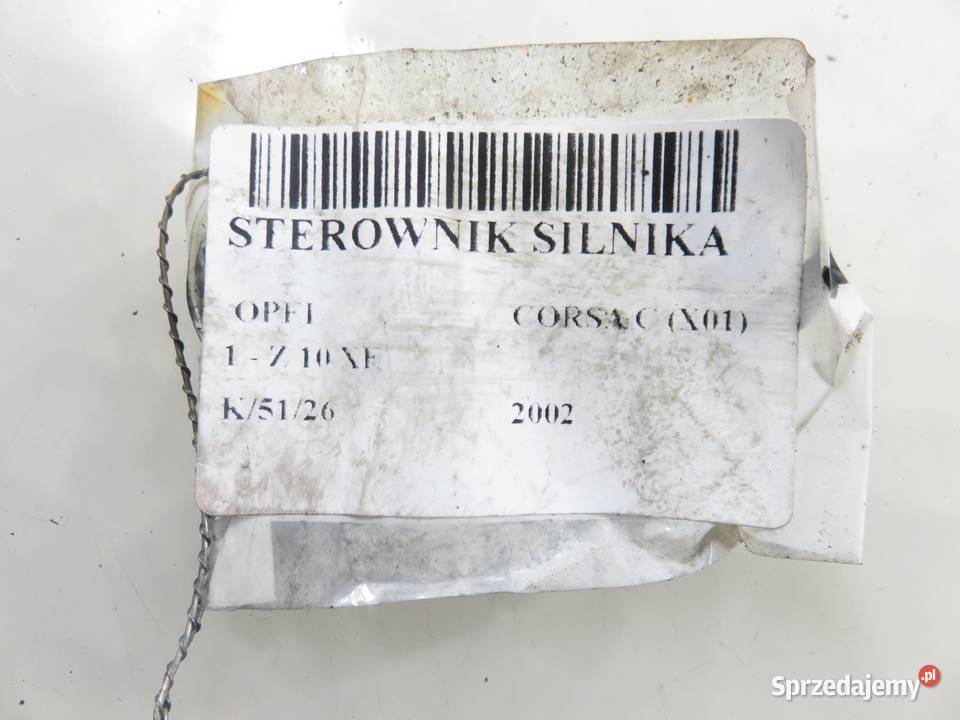 STEROWNIK OPEL CORSA C X01 10 12V 58 Z 10 XE Komputery małopolskie