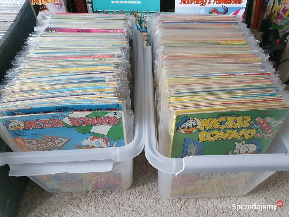 Kaczor Donald zestaw 40 komiksów 1997 Gdynia