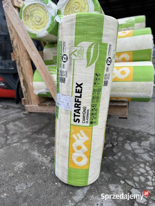 Wełna szklana żółta Starflex grubość 15 lambda Oleśnica