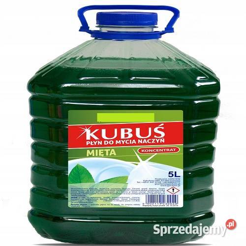 Gęsty Wydajny Miętowy Płyn Do Mycia Naczyń Kubuś Drezdenko