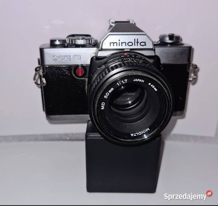 Minolta XG9 z obiektywem Minolta md 50mm 117 Koszalin sprzedam