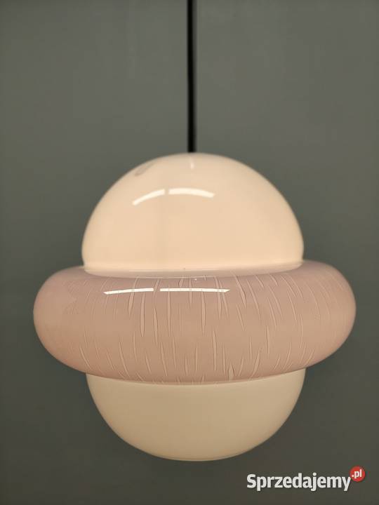 lampa wisząca szklana vintage design Radomsko