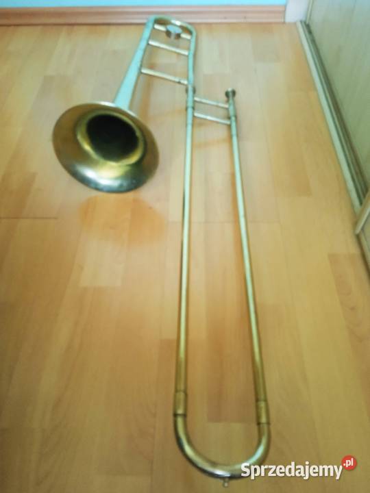 Polski Stary Puzon z lat 50 tych blaszane Instrumenty dęte Kraków sprzedam