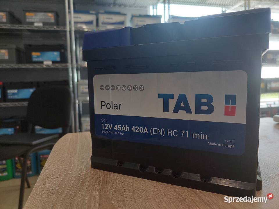 Akumulator TAB POLAR S 45Ah 420A niski łódzkie Piotrków Trybunalski