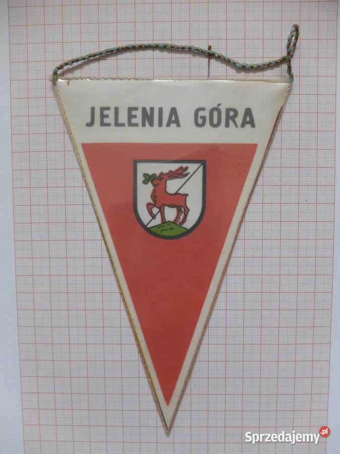 Proporczyk z okresu PRL Jelenia Góra Kościan