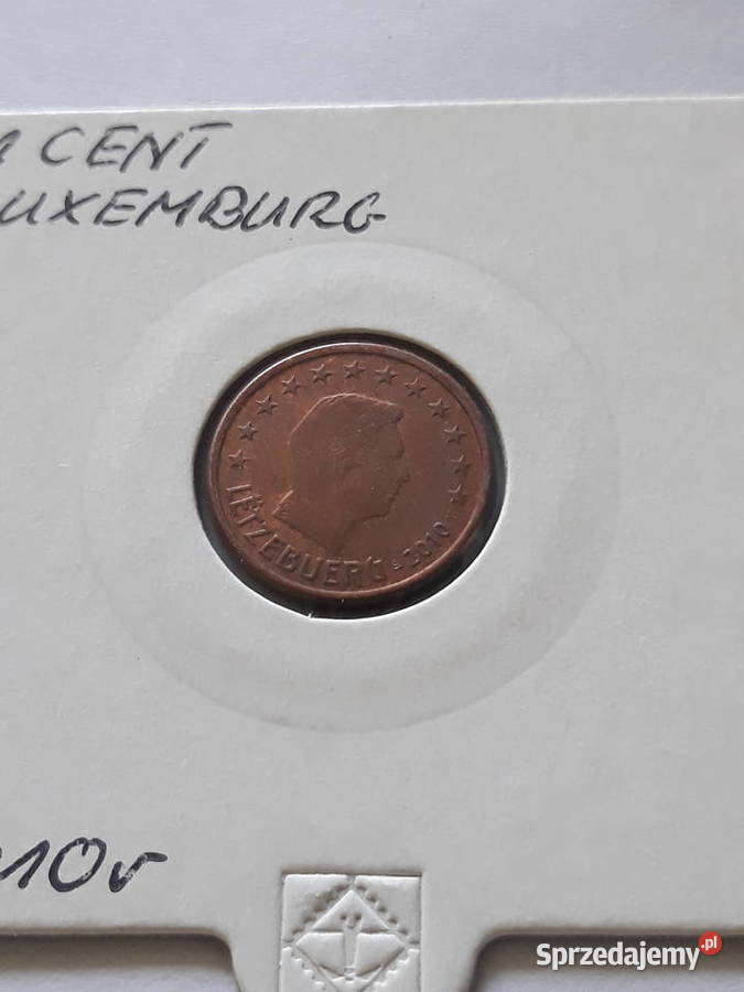 1 Eurocent Luksemburg 2010 r Numizmatyka Konin