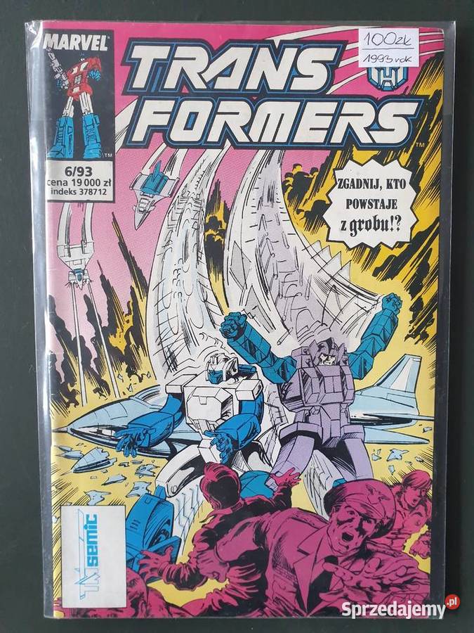 Transformers zestaw 3 komiksów TMSemic 1993 pomorskie Gdynia