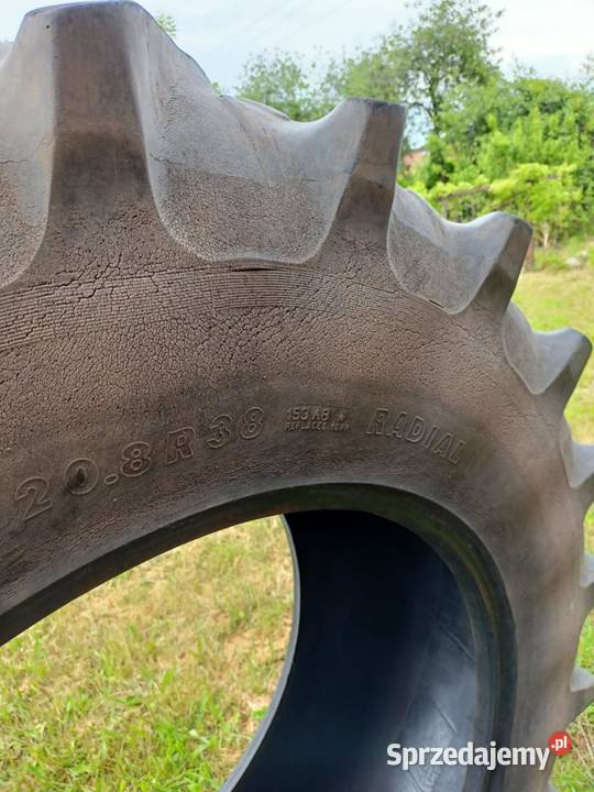 2 opony Kleber 208 R38 radialne Opony rolnicze Zacharz
