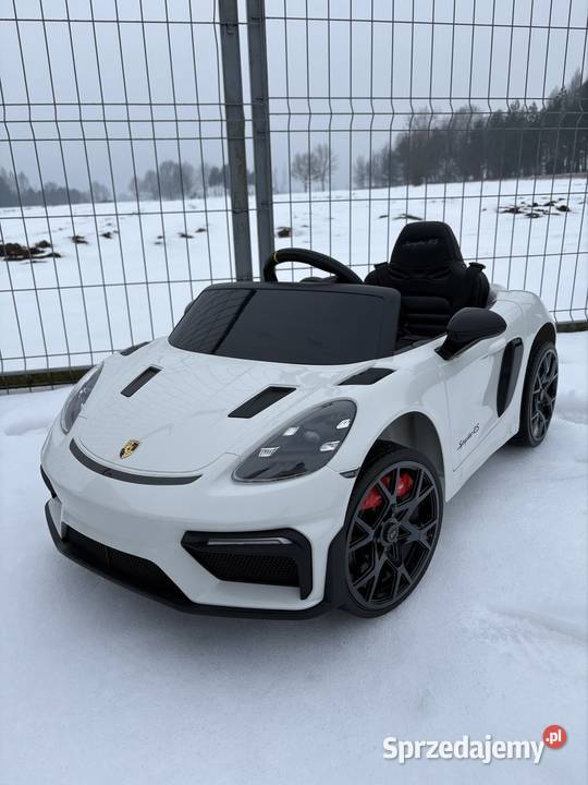 Samochód na akumulator Porsche 718 nowy pojazd Grabownica sprzedam