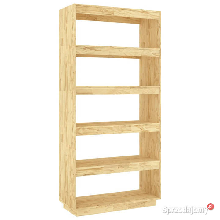 Regał na książkiprzegroda 80x35x167 lite drewno Warszawa