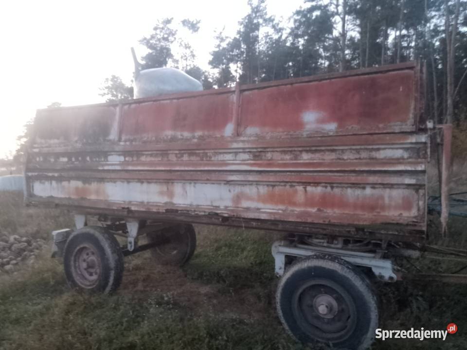 Przyczepa rolnicza THK 5 HW na podwójnych Ifa Przyczepy rolnicze lubuskie Złotnik