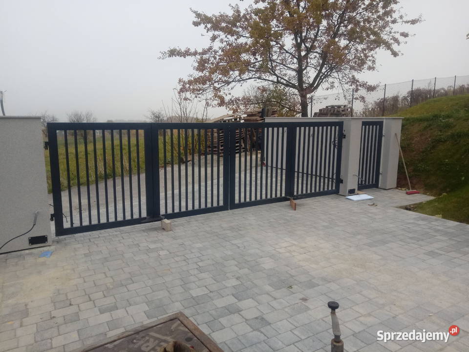 brama łamana harmonijkowa