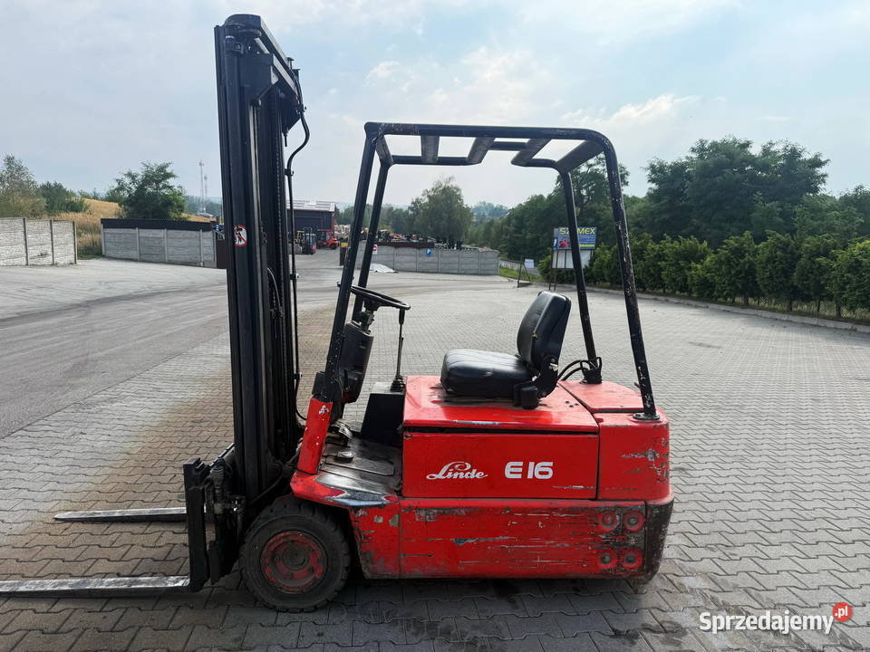wózek widłowy elektryczny LINDE E16 Triplex 520m elektryczny Działoszyn
