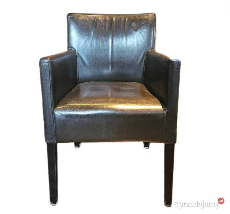 Krzesło skórzane element wyposażenie restauracji Pszczyna