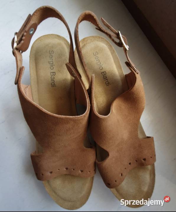 Damskie buty odkryte sandały na koturnie Lublin sprzedam