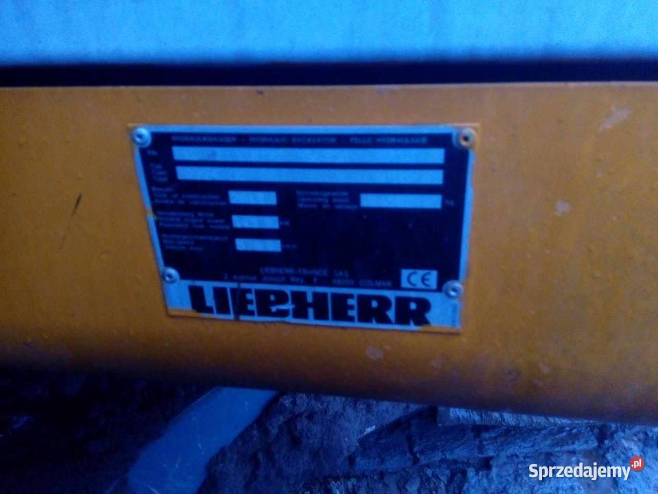 Koparka gąsiennicowa LIEBHERR 924 Holendry Bytońskie