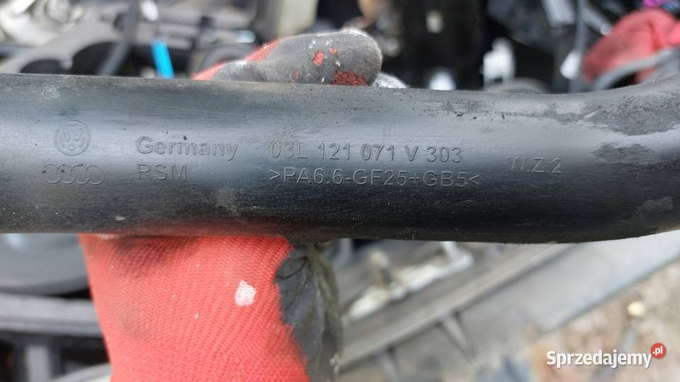 03L121071V Rura wody Audi A4 B8 20tdi osobowe Sępólno Krajeńskie