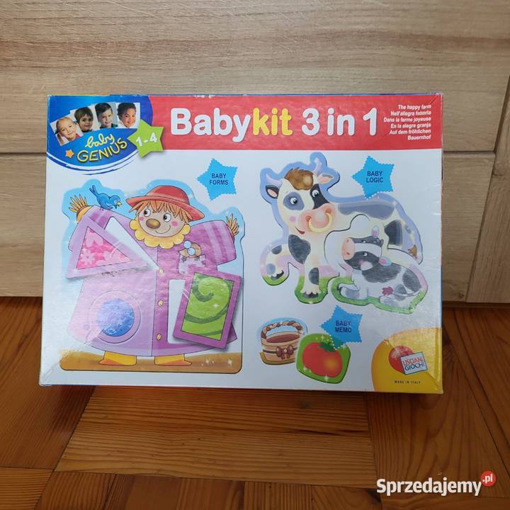 Baby genius wesoła farma Baby kit 3in1 Sierpów sprzedam