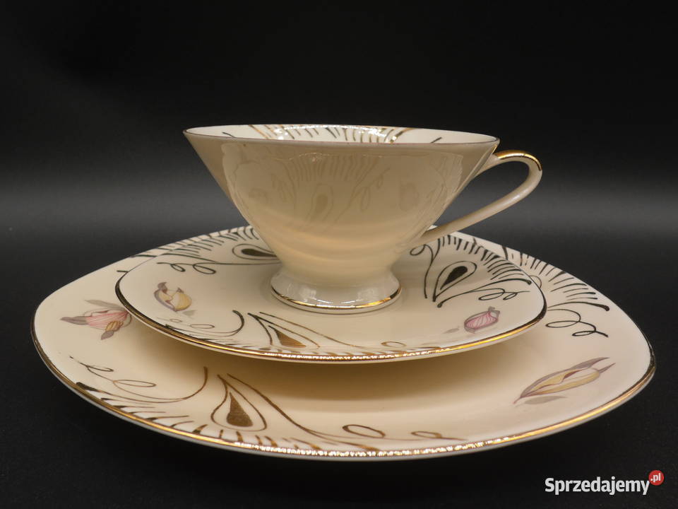 Zestaw śniadaniowy trio z porcelany BAVARIA Raszków