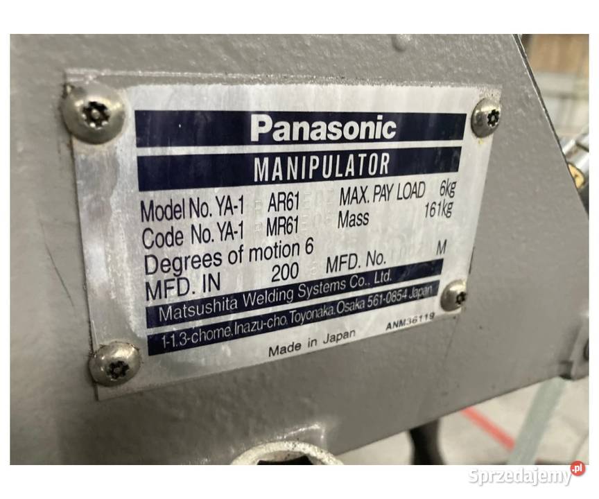 Robot spawający Panasonic TA 1400 z dwoma Częstochowa