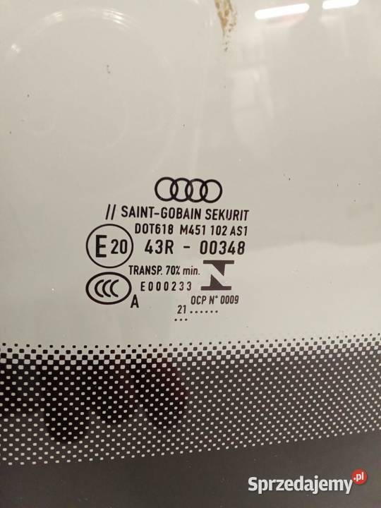 Szyba Przednia Audi A5 21 Kamera Sensor wielkopolskie sprzedam