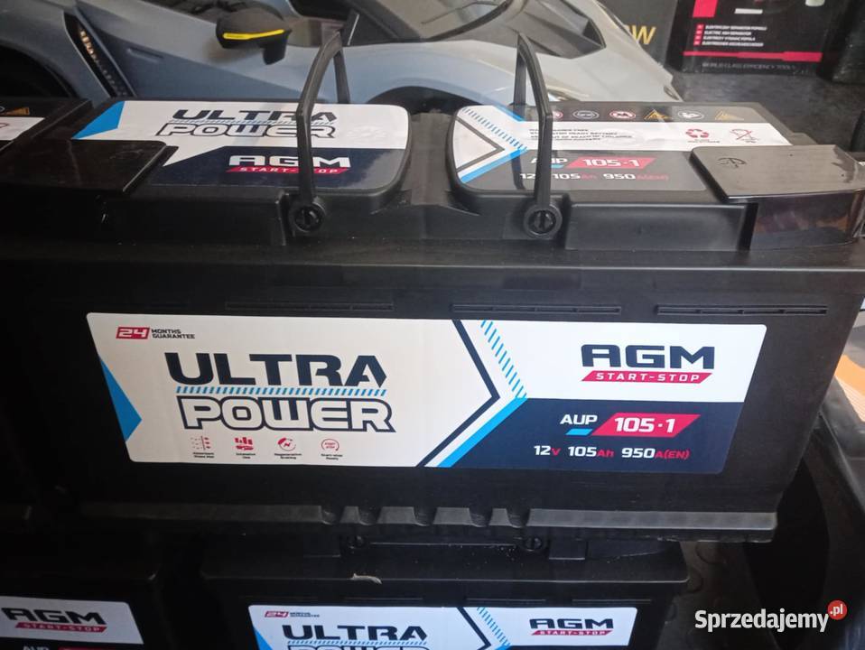 AGM Akumulator 12V105Ah 950A ULTRA POWER SKLEP mazowieckie