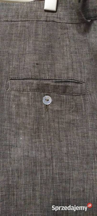 Spodnie w ko9lorze beżowym PURO LINO lubelskie Lublin