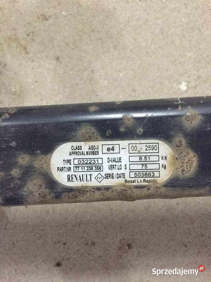 Hak holowniczy do Renault Laguna 2 kombi Rybnik