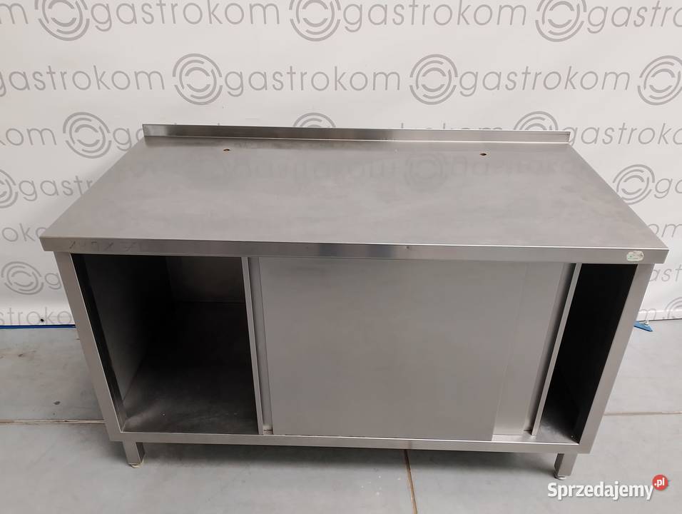 Stół z drzwiami suwanymi 140x70x85