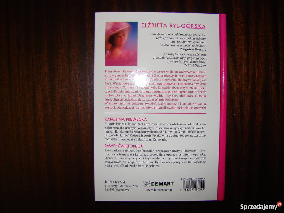 Uśmiech Primadonny Elżbieta RylGórska Warszawa