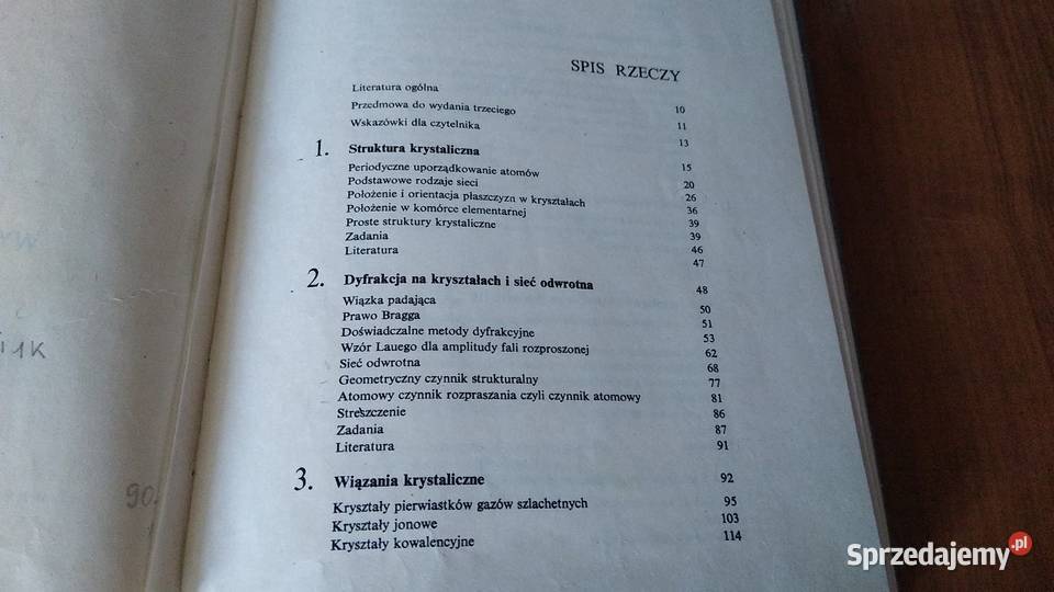 Wstęp do fizyki ciała stałego Kittel Gdańsk sprzedam