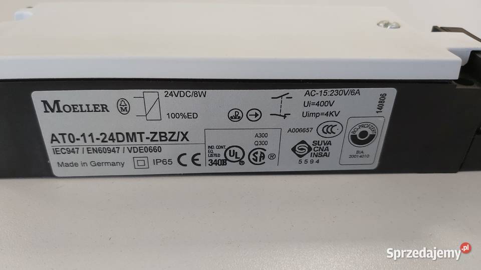 Wyłącznik Krańcowy Moeller AT01124DMTZBZX mazowieckie Wyszków sprzedam