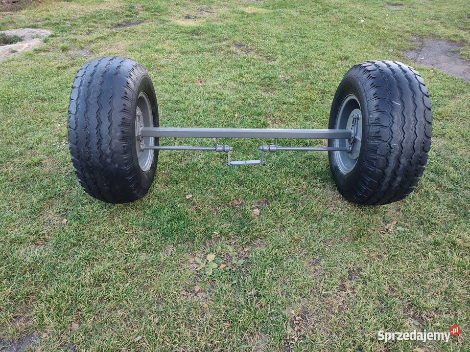 Oś z kołami hamowana 125 80 r18 do przyczepy Sędziszów