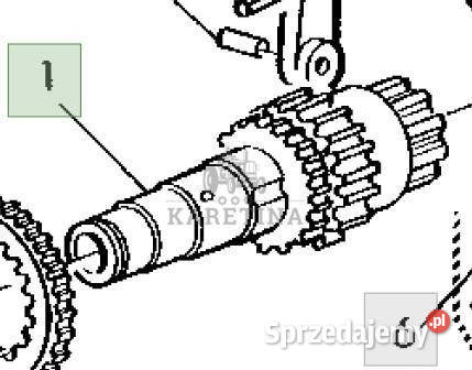 John Deere 6800 6900 Wał Napędowy CZĘŚCI R121180 Pozostałe Jastrzębniki sprzedam