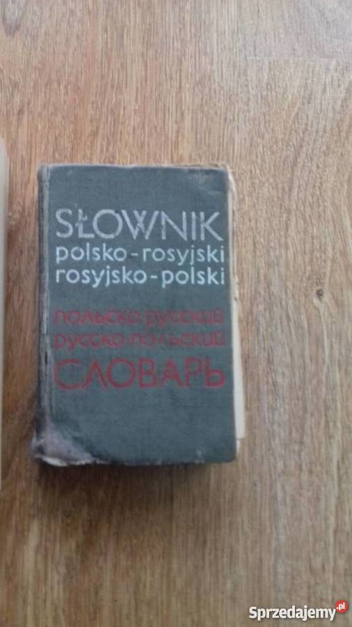Słowniki 2 sztuki do Rosyjskiego do liceum