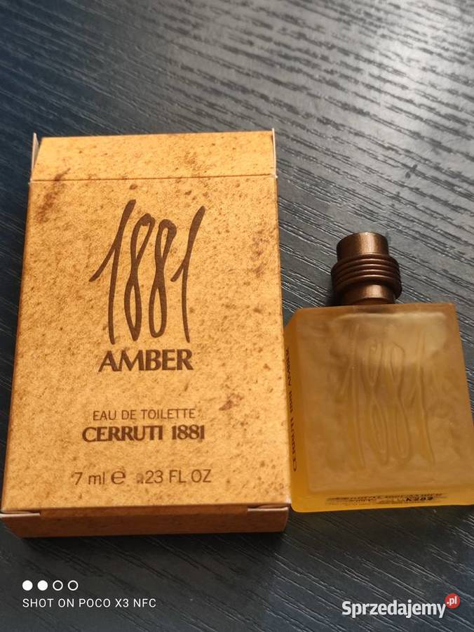 Perfumy Cerruti 1881 AMBER Eau de Toilett 7ml Piaseczno sprzedam