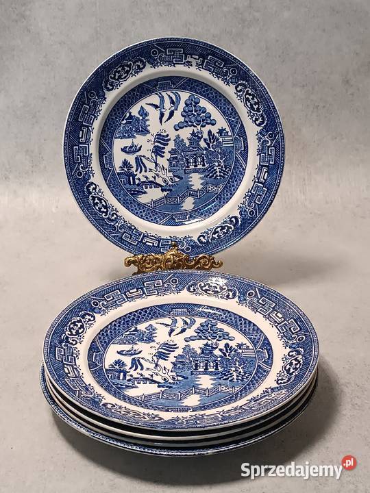 Gustafsberg Zestaw talerzy 5 talerzy WILLOW 1930 Dobrzany