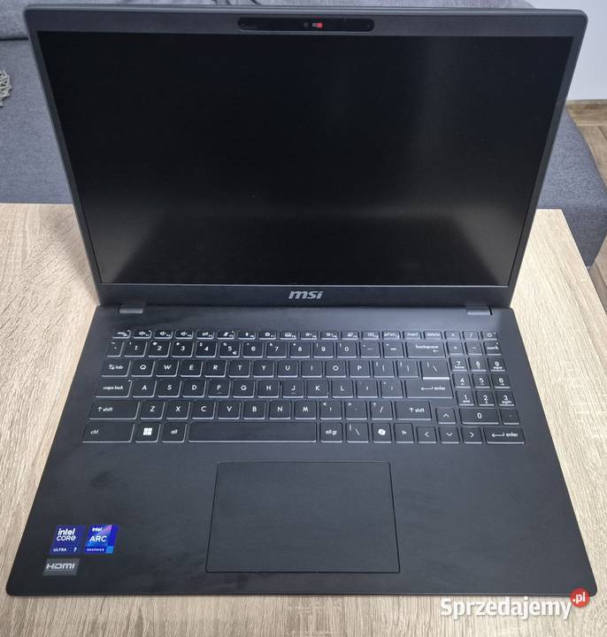 Laptop MSI Modern 15 H AI C1MG010 Intel Ultra 7 MSI Biała