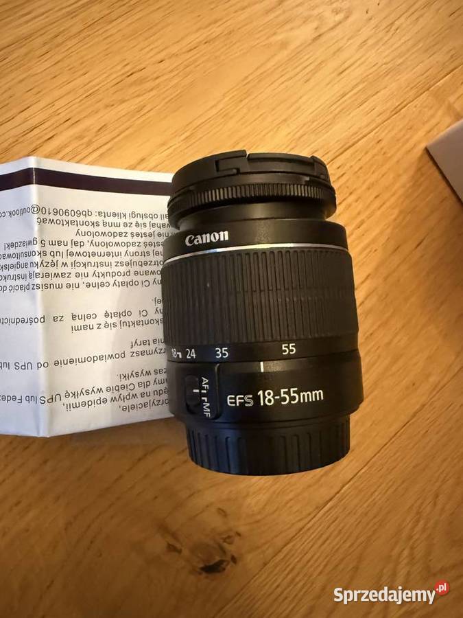 Obiektyw Canon EFS 1855mm nowy nigdy nieużywany Olsztyn
