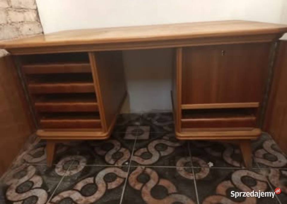 Piękne dizajnerskie autorskie biurko ze