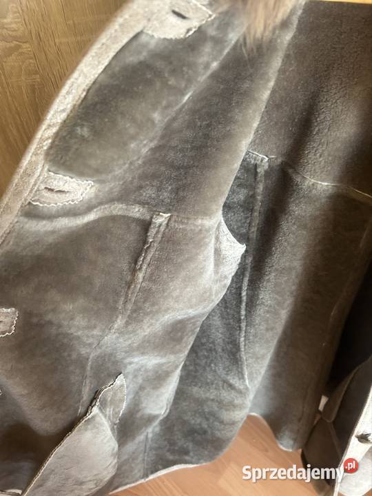 Kożuch kożuszek damski skóra naturalna obszyty Gliwice