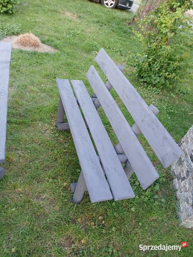 Ławki stolik ogrodowy zestaw Września