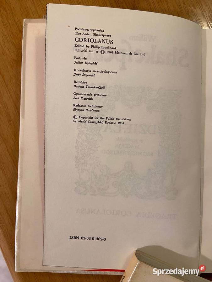 William Shakespeare Tragedia Coriolanusa tłum Katowice