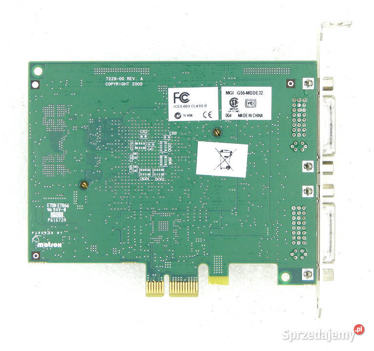 MATROX Millenium G550 G55MDDE32 32MB DDR 64bit Cielądz