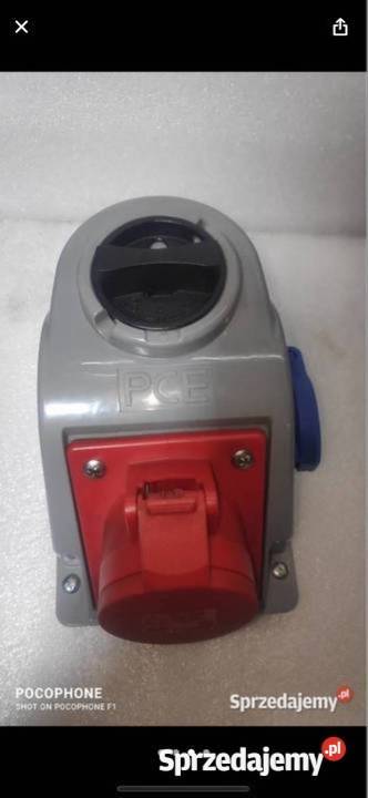 Gniazdo Elektryczne hermetyczne Pce szary PCE Gniazda Gliwice sprzedam